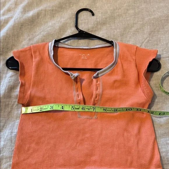 Urban Outfitters Out From Under Orange Cropped Tee - Picture 6 of 7